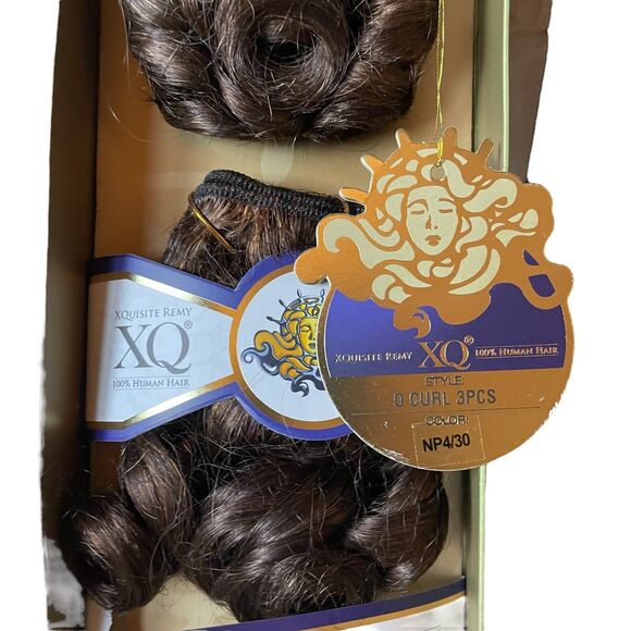 Cuticle Remy XQ Fortified Cuticles Short Cut 2 PCS CURL Color OM22730 Human Hair - Picture 10 of 12